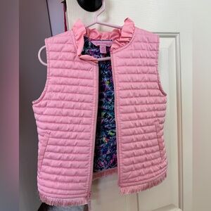 Lilly Pulitzer Girls Vest M 6-7